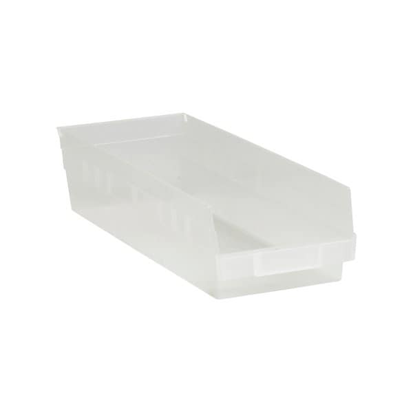 Bsc Preferred 17-7/8 x 6 5/8 x 4'' Clear Plastic Shelf Bin Boxes, 20PK BUY00013208 - main